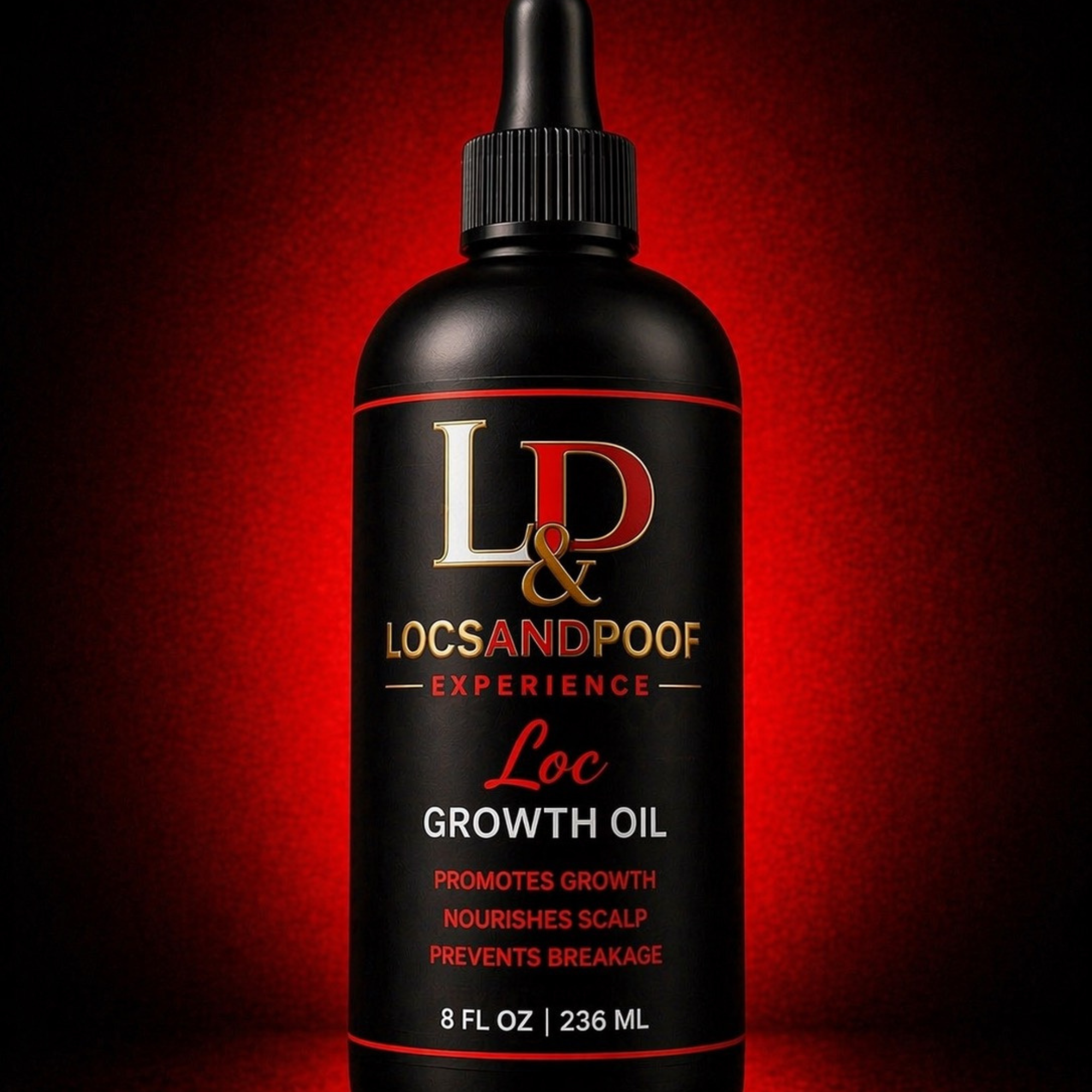 Locsandpoof Growth Oil - 8oz (Best Value)