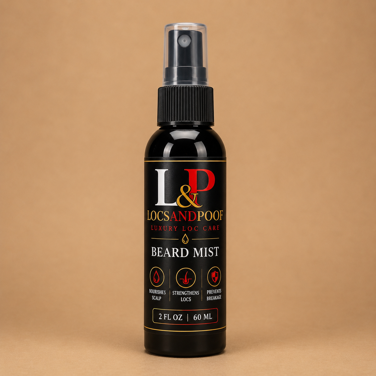 Locsandpoof Beard Detangling Mist