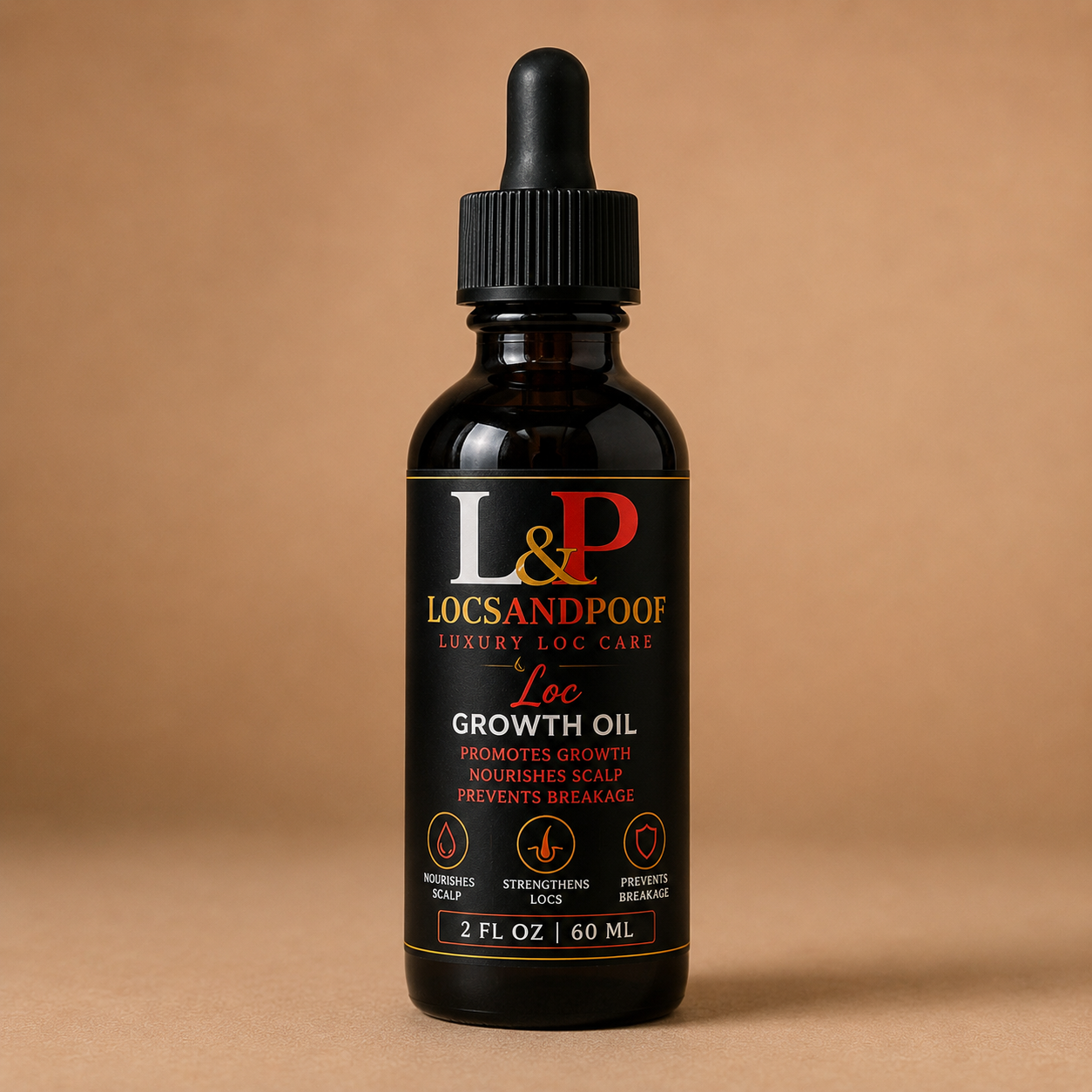 Locsandpoof Growth Oil - 2oz (Travel Size)